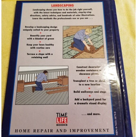 Time Life home repair & improvement series Landscaping hardcover book - Picture 2 of 8